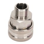 4500 PSI High Pressure Washer Ball Valve Kit Stainless Steel 3/8 Inch Quick