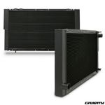 40MM BLACK EDITION ALLOY RADIATOR FOR SUBARU IMPREZA CLASSIC GC8 WRX STI EJ20 22
