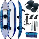 Spinera Duo 340 2 Person High Pressure Kayak Package 2026 - Blue