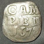Certificate Authenticity Early Silver 1678 Colonial New York Dime Campen mint Li