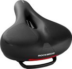ROCKBROS Bike Saddle Bright Reflective PU Shockproof Comfortable Bicycle Saddle