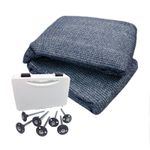 Breathable Awning Carpet Groundsheet Leisurewize Camping Outdoors Blue/Grey
