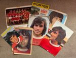 George Best Manchester United Selection of Rare Posters Including Giant Poster