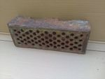 Original Antique Cast Iron Air Brick, Ventilation Grill, Vent