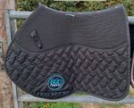 BW Dynamic Black Quilted Saddle Pad / Saddlecloth Numnah Full Size