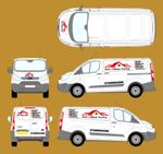 Medium Custom Business Van Sign Writing Full Graphics Vinyl Decals Sticker Kit