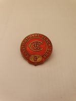 Vintage Undated Constitutional Beach Club CBC Holiday Camp Badge - Red Letter G