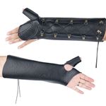 Archery Arm Guard Hand Glove Protector Gear For Longbow Recurve Bow Shoot Hunt