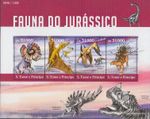 Sao Tome e Principe 6198-6201 Sheetlet MNH 2015 Flora the Jurazeit