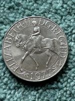 Elizabeth the second dg reg fd 1977 coin
