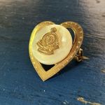 TRISKALION Manx Volunteers WW1 Sweetheart Brooch Pin Badge Mother Of Pearl
