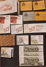 (GB-7004) GB vintage Royal Mail Postage Stamps (15) Booklets with Stamps+3 empty