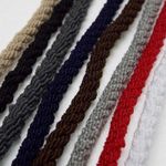 4mm Elastic Cord Cotton Covered Barley Twist Bungee 9 COLOURS 1 2 4 Metres 001D