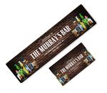 Personalised Bar Runner Any Text Beer Mat Ideal Home Pub Cafe Occasion 53