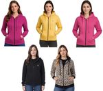 Womens Ladies Plain Zip Up Hoodie Long Sleeve Sweatshirt Full Zip Jumper Hoodies
