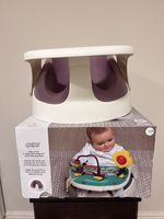 Mamas & Papas Baby Snug Bumbo Chair Seat With Tray -  Purple Foam Insert