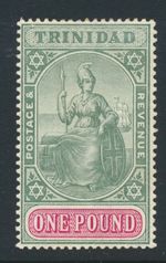 Trinidad 1896-1906 £1 SG124 Mint u/m Cat £200