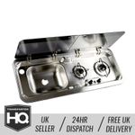 Lavanda Campervan Two Burner Gas Hob Combination Unit LD851 LEFT HAND SIDE SINK