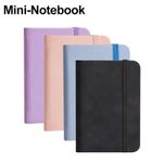 Small Notebook A7 Portable Mini Portable Small Diary Pocket Book Thick Leather