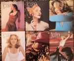 MADONNA - ICON Magazine bundle.  OFFICIAL Fan Club promo FANZINE. 6 mag bundle.