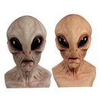 Alien Face Masque Full Head Halloween Latex Alien Headgear Halloween Beautiful