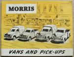 MORRIS VANS & PICK UPS ¼ Ton & ½ Ton Sales Brochure Oct 1953 #H&E 5390 Minor