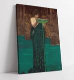 JOHN WILLIAM WATERHOUSE, CIRCE INVIDIOSA -CANVAS WALL ARTWORK PIC PRINT