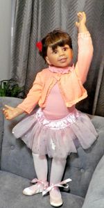 Ashton Drake Lara Fully Jointed Ballerina Child Doll by Monika Levenig
