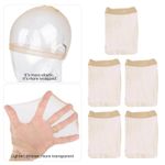 10Pcs Wig Cap for Lace Front Wigs Elastic Mesh Net Wig Cap Invisible Wig Cap for