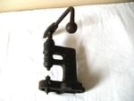 antique frech cast iron eyelet/riveter press