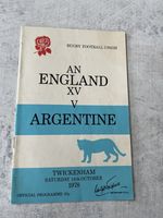An England XV v Argentine, Twickenham, 1978