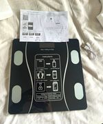 Smart Bluetooth Body Fat & Weight Scale LCD 180kg Black 26x26cm DF-30E