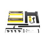 2x1300W Workshop Curing Tool Infrared Paint Cure Heat Lamp Adjustable Height