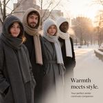 Hat Scarf Combo Knitted Hooded Neck Warmer, for Adults - for Travel