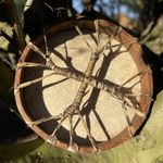 15" frame drum made with Norfolk red deer and Norfolk steam bent oak