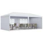 6m x 3m Garden Gazebo Marquee Canopy Party Tent Canopy Patio White