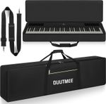 OUUTMEE 88 Key Keyboard Gig Bag - Keyboard Case, Heavy Duty 600D Oxford Piano Ca