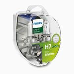 Philips LongLife EcoVision H7 Car Headlight Bulb 12972LLECOS2 (Twin)