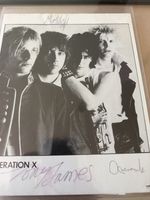 Generation X Fully Signed Xmas Fan club Photos From 1979. Great Condition 