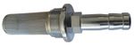 NM25348C Norton Dominator - oil tank filter with 1" inlet - 1/2" outlet - Chrome
