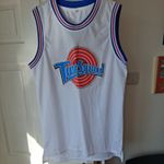 Bootleg Michael Jordan #23 Tune Squad Champion Basketball Jersey Size L