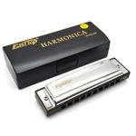 EASTTOP Blues Diatonic Harmonica Key of C Professional 10Holes 20Tones Harmonica