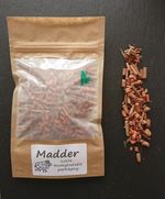 CraftyJam Madder Root Chopped Natural Dye Fabrics Red Orange 100% Biodegradable
