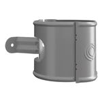 Lindab Downpipe Bracket - Galvanized and Painted - 75, 87 & 100mm