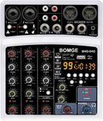 BOMGE 4 channel 16 DSP Echo dj audio sound mixer interface mixing console