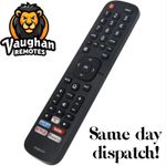 FOR HISENSE TV EN2BO27H REPLACEMENT REMOTE CONTROL NETFLIX YOUTUBE F PLAY BUTTON