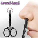 Nose Hair Trimming Scissors Grooming Essentials Moustache & Beard