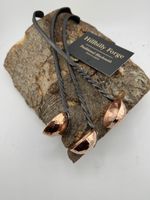 Coffee Scoop Spoon, Hand Forged With Copper Head. 