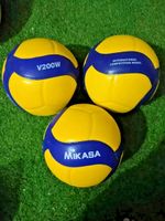 3×Mikasa V200w 2019 Official FIVB Volley ball size 5 Yellow Blue UK Seller