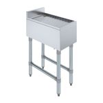 AmGood 12 in. x 22 in. Stainless Steel Underbar Drainboard 
